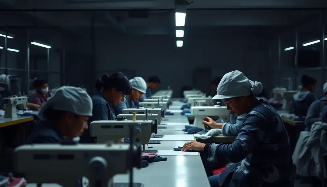 Fast Fashion and Athletic Spirit: An Ethical Perspective Landfills brim with fast fashion sportswear, illustrating environmental harm.